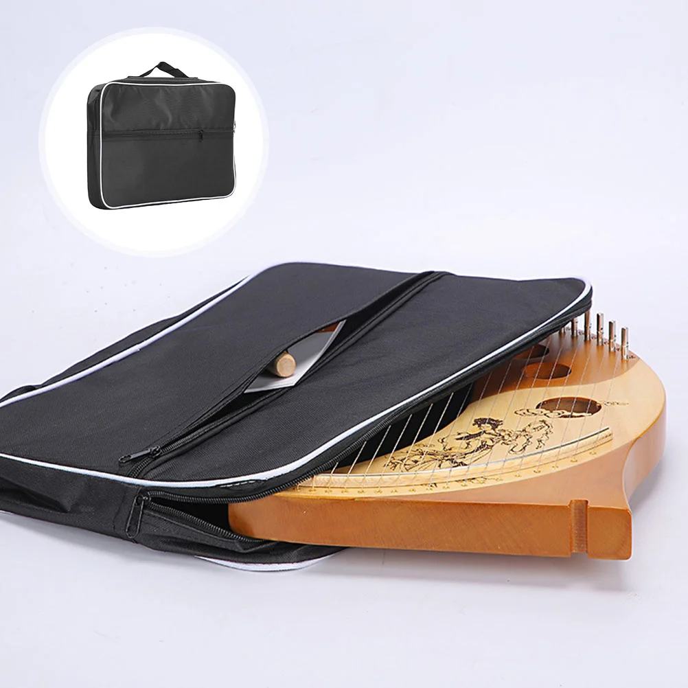 

Lyre Harp 16 String Leia Gig Bag Musical Instrument Storage Handheld Pouch Simple Lyre Carrying Polyester Bags