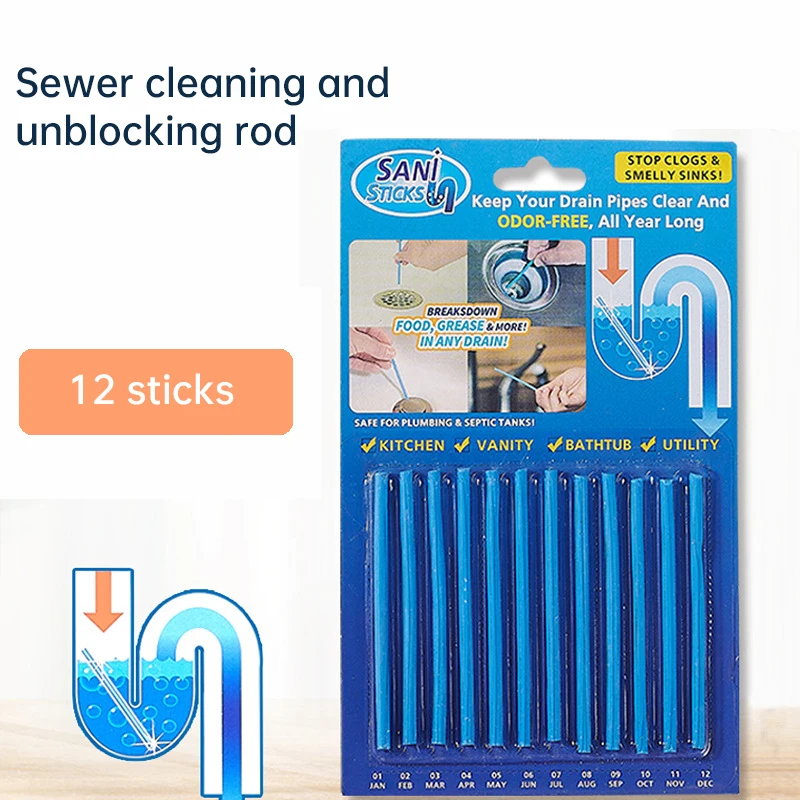 Water Pipe Unclogger Sink Cleaner Sewer Dredging Tools Sewer Cleaner