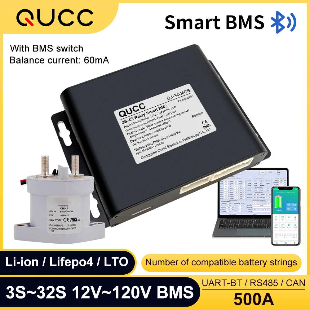 QUCC 500a with separate charge/discharge relays DIY Solar Power Forum