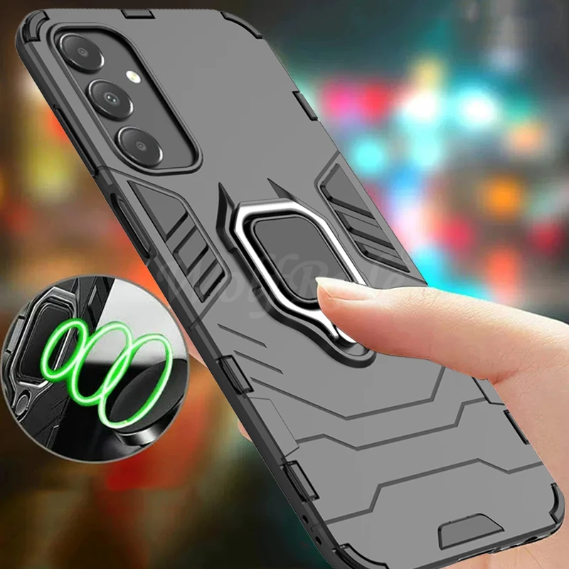 

For Samsung Galaxy A15 Case Cover Samsung A15 A05 A25 A05S Capas New Back Ring Holder Stand Magnetic Armor Case For Samsung A15