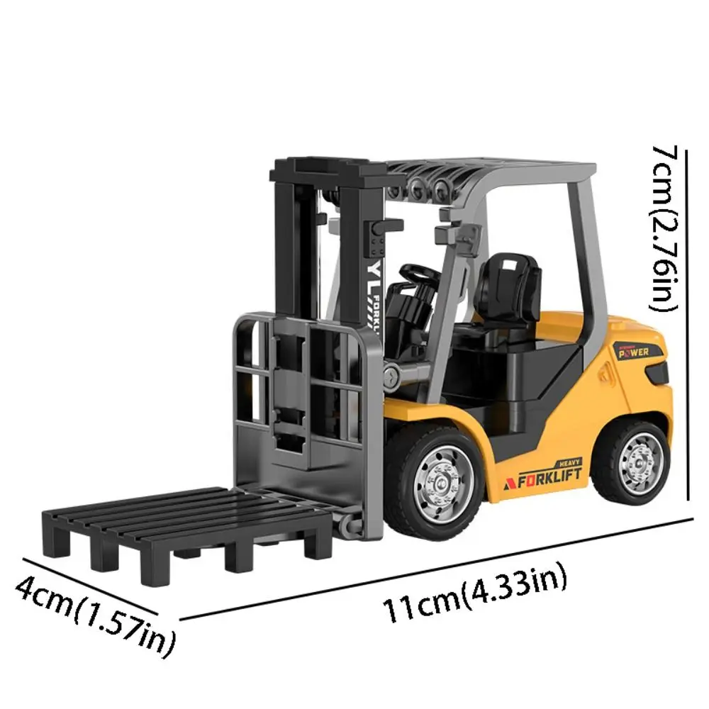 Full Proportion Remote Control Forklift 2.4g Remote Variable Speed Mini Forklift Sound Effects Alloy Material Rc Forklift