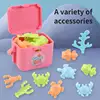 Mini Claw Machine Capsule Catcher Toy 9 Tiny Stuff Capsule Toy Animal Vending Catch Crab Game Fingertip Toy Prize For Kids Gift 5