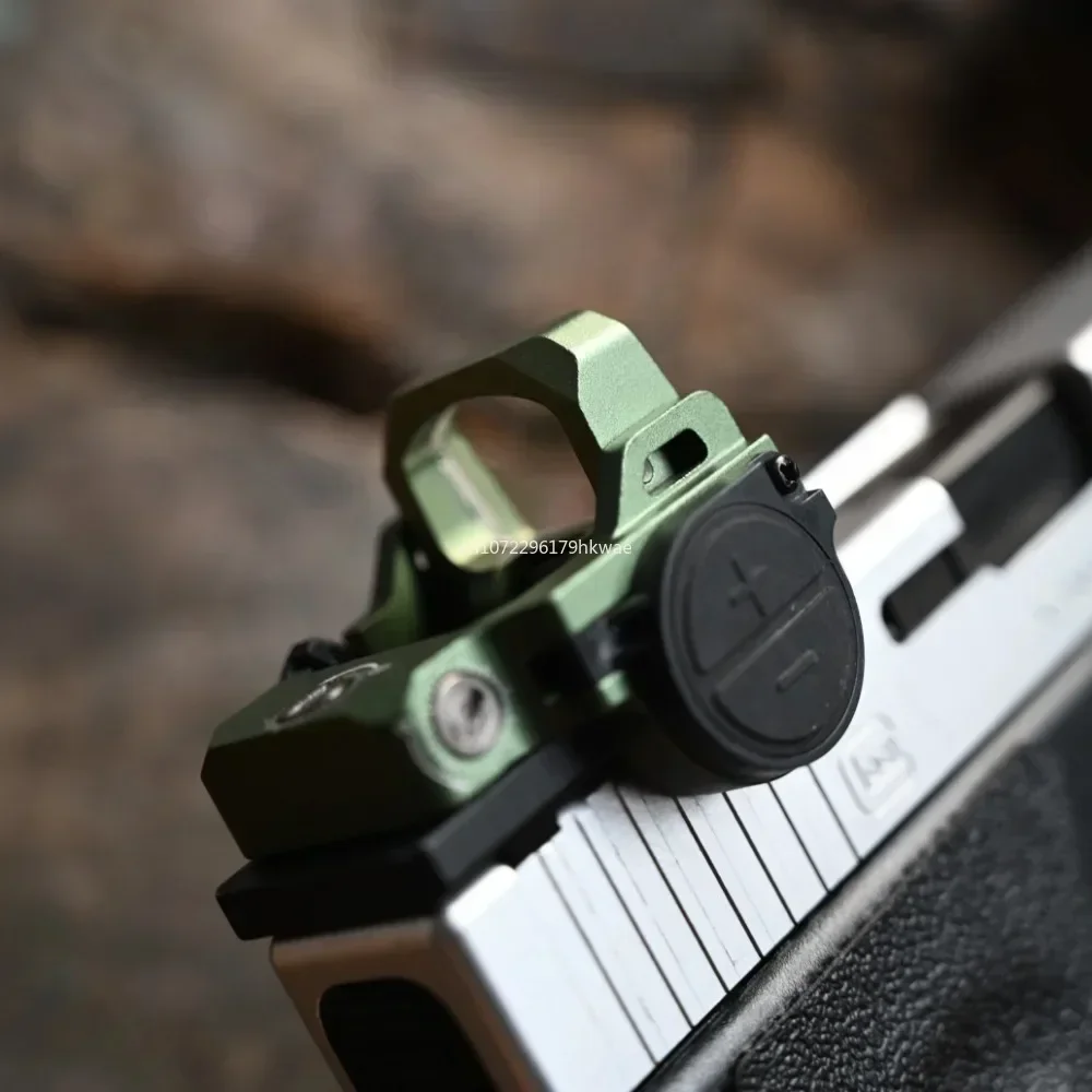 Upgraded VISM PRO Flip Up 3 MOA Red Green Dot Sight Scope Reflex Optic with Glock MOS Mount Base for Rifle Pistol Handgun