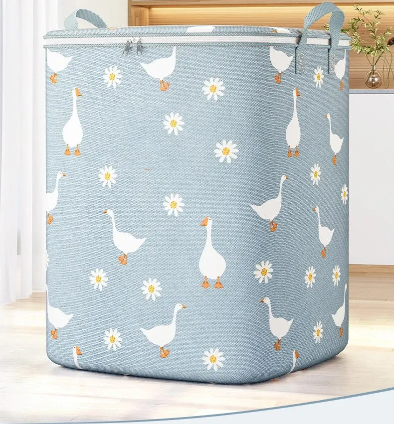 Description Picture 2 of item1Pc Pouch Storage Bag Organizer Used To Store Daily Necessities Foldable Waterproof Material High-Capacity