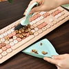 Mini Broom Dustpan Set Desktop Clean Brushes Table Keyboard Drawer Corner Clean Tool Household Cleaning Tools Small Gap Brush 5