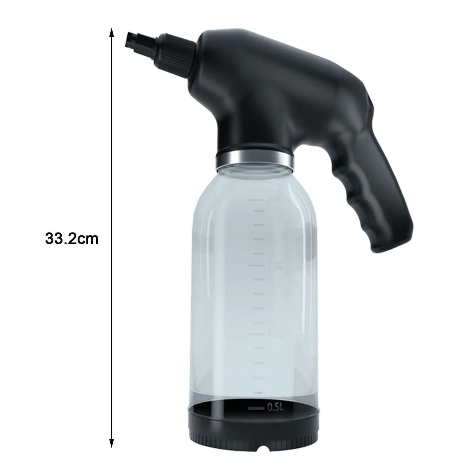 Electric Foam Sprayer Handheld Rechargeable Professional with Scale 2L for Car Beauty Cleaning Trucks Automotive Car Wash