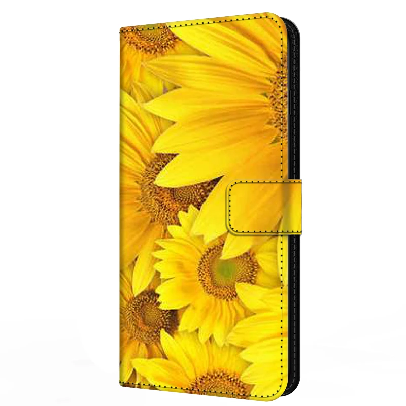 Elegant Leather Wallet Flip Stand Case with Magnetic Closure