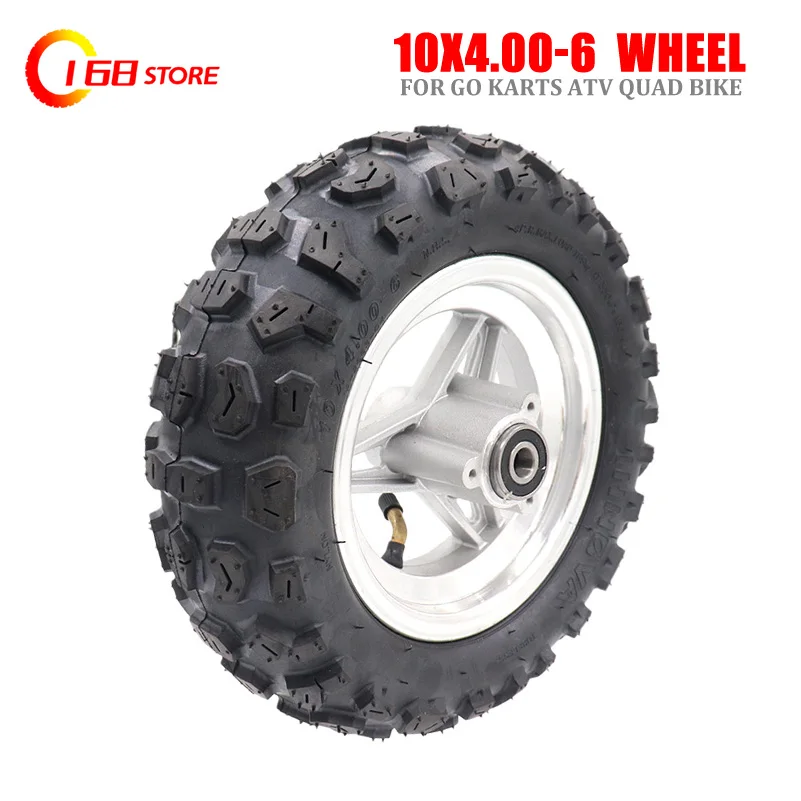 

10X4.00-6 wheel for Harley electric scooter kart ATV four- motorcycle off-road 10*4.00-6 tires with hub Accessories