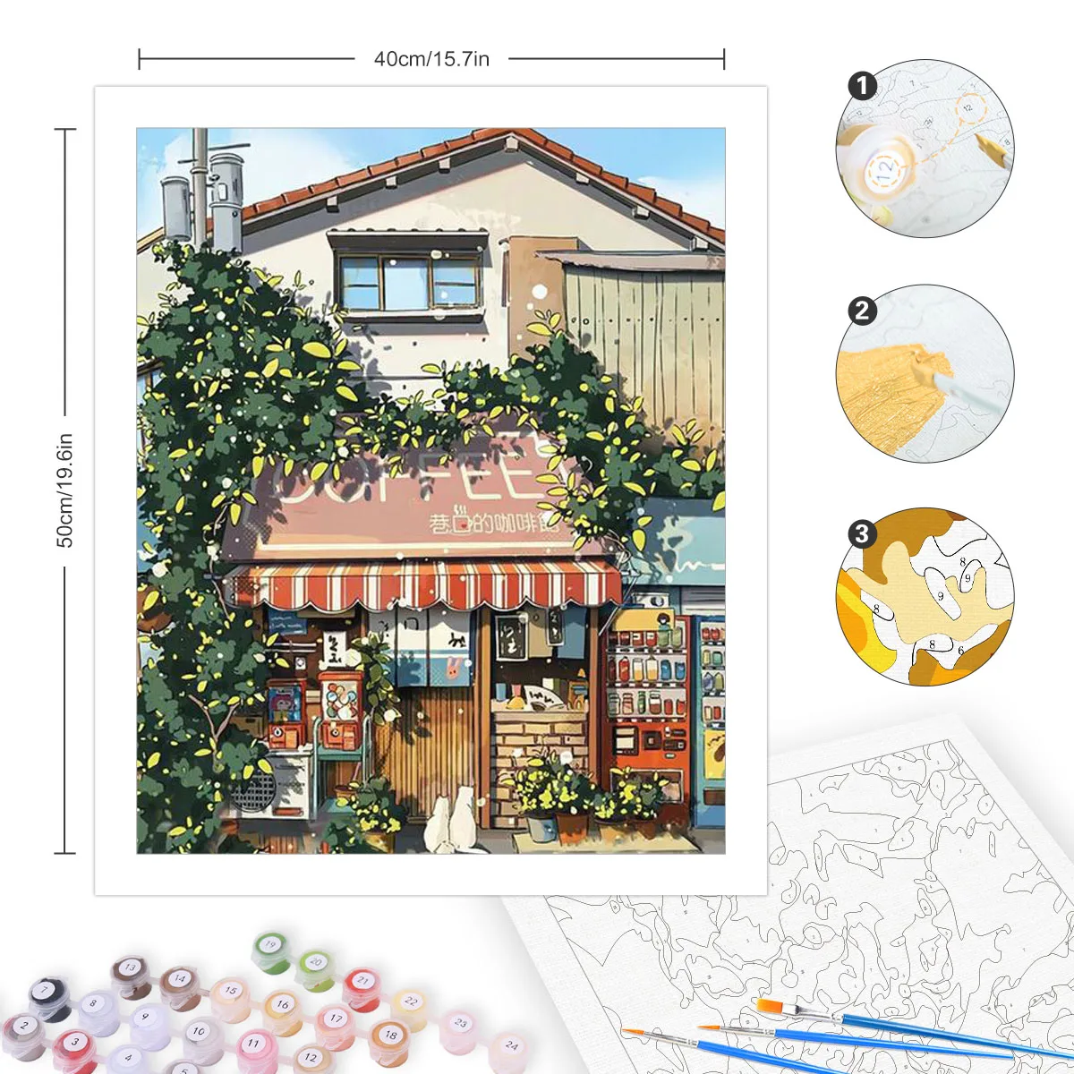 Acrylic Paint Diy Painting By Numbers With Frame Animation Picture Drawing By Numbers For Home Wall Art Decors 60x75cm painting by numbers kits painting by numbers