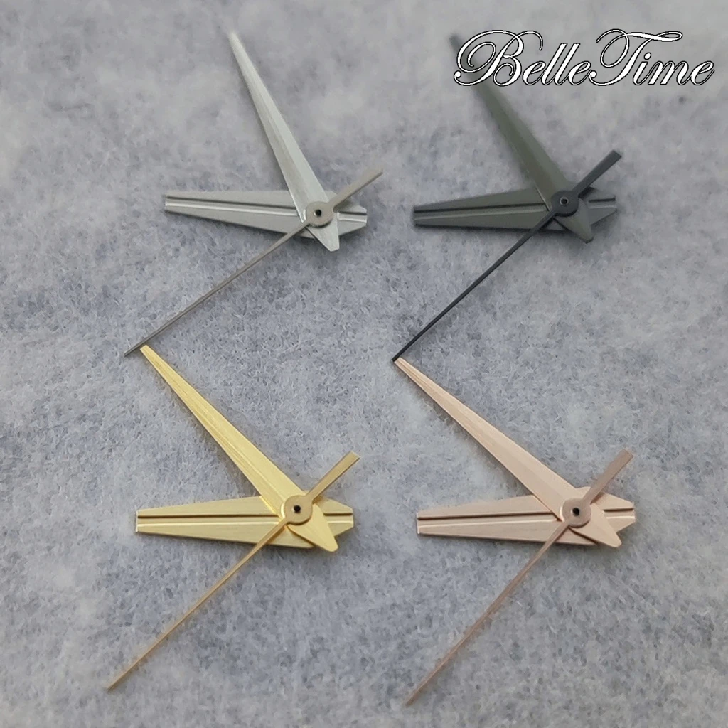 High-Quality Luminous Watch Hands in Silver/Rose Gold/Gun/Gold Green