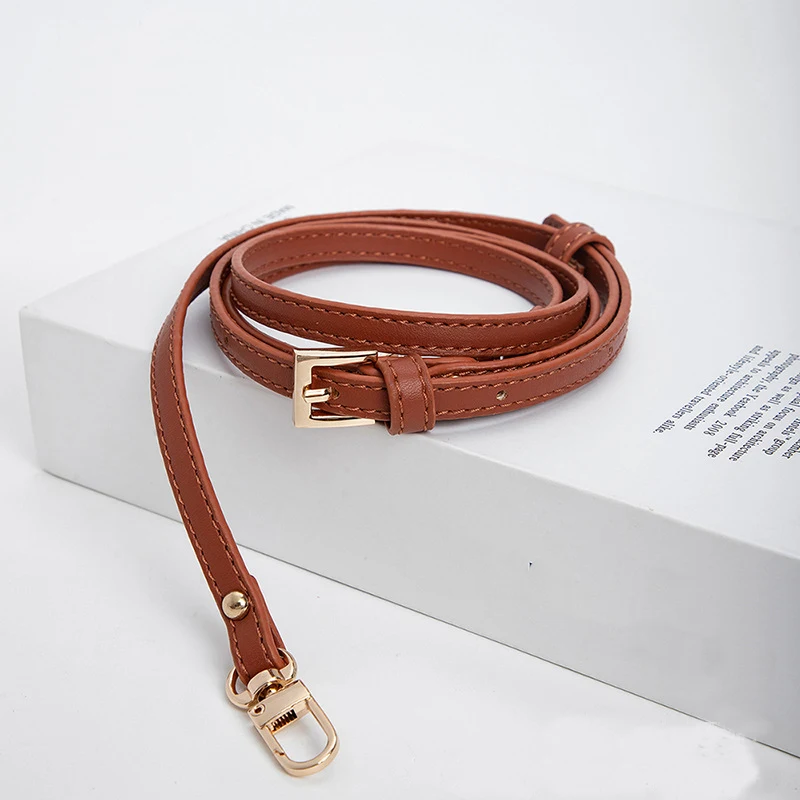 Customized Leather Bag Strap Adjustable Shoulder Bag Strap Women Handbag Belt Crossbody Bag Straps Accessories