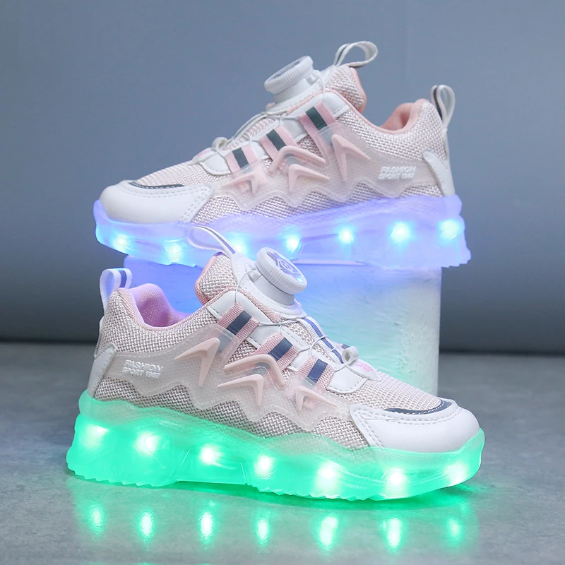 Buy YUNICUS Light Up Shoes for Boys, Led Shoes, Led Light up Shoes for  Toddles, Boys, Girls and Kids (Toddler 8.5M, Pink/White) Online at  desertcartINDIA