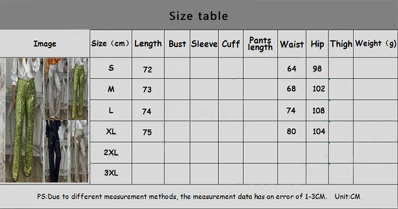 BKLD Party Glitter Pants Casual Slim Fit Elastic Solid Sequins Stylish Women Middle Waisted Wrapped Hip Trousers New OL Clothing