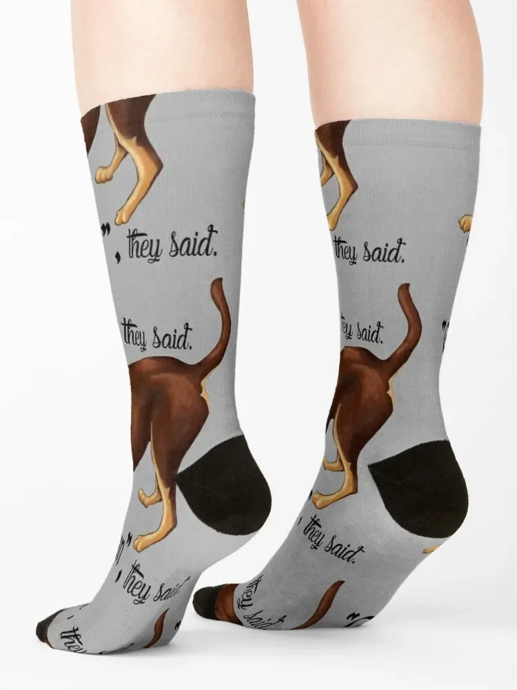 Get a Kelpie - it will be fun! Socks hip hop gifts for men sports socks men