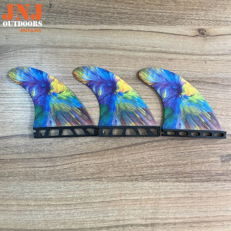 JNJ-FUTURE Surfboard Fins G3 Small Thruster Made of Fiberglass and Honeycomb