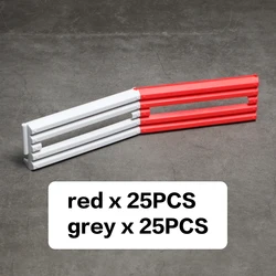 High - Speed Four - Wheel Remote Control Drift Car with DIY Traffic Barrier Set (135 - Red Grey)