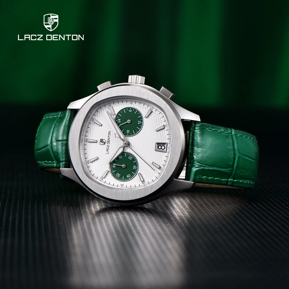 LACZ DENTON 41MM Men's Watches 2022 New Luxury Quartz Chronograph Sport