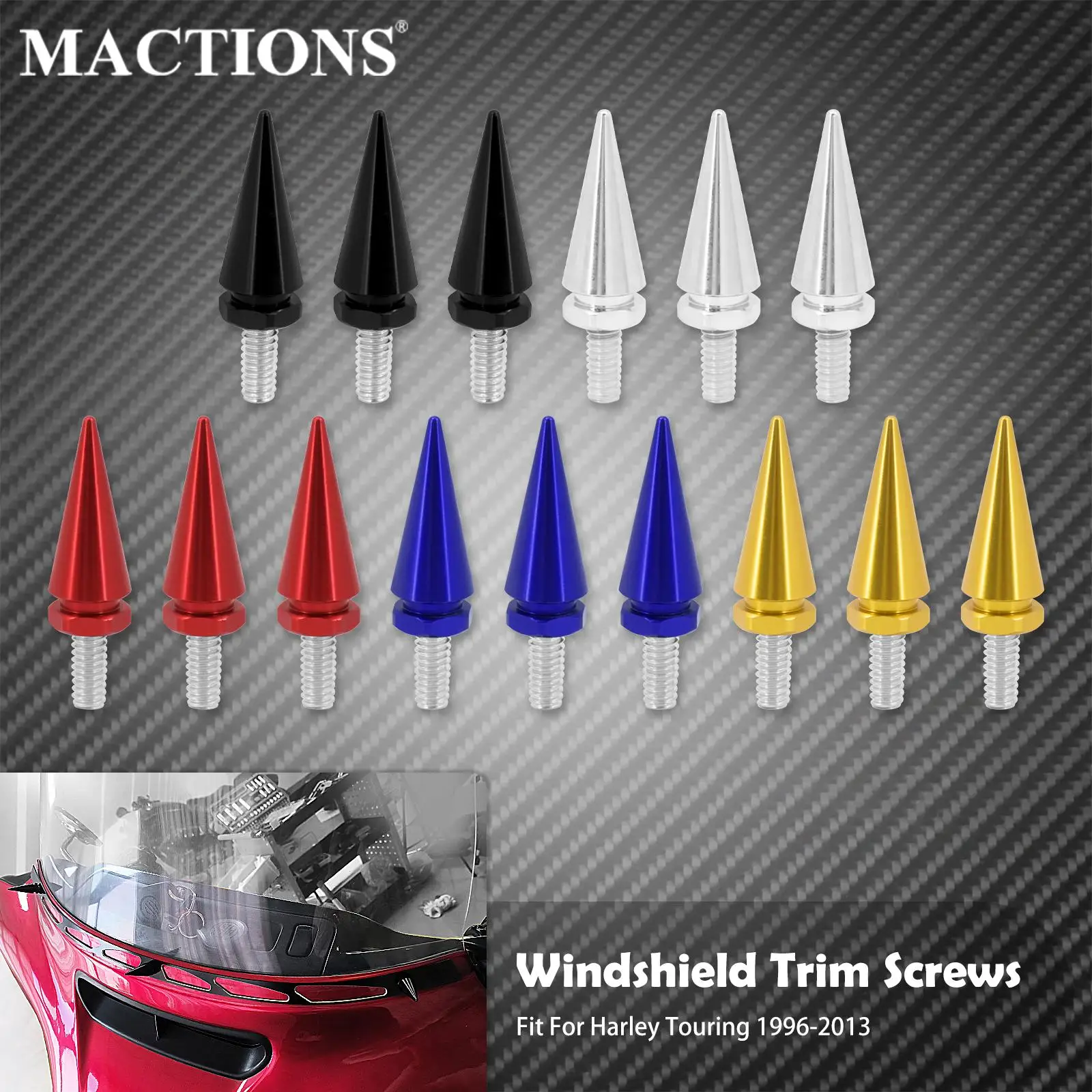 road glide windshield bolts