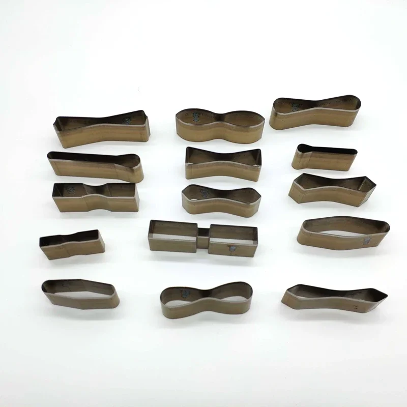 DIY leather craft 5# zipper pull die cutting knife mould set wooden mold leather die cutting mold 15pcs/lot