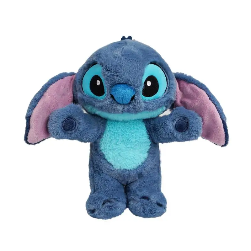 Disney Original Stitch Plush Toy 33cm Ears Movable Cool Cute Kawaii Anime  Soft Stuffed Plush Doll Home Decor Children's Gift Toy