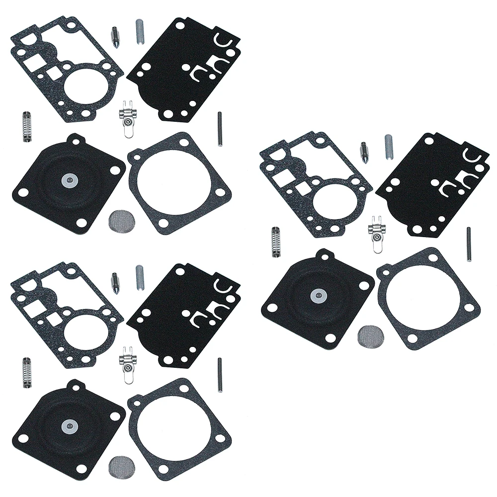 3pcs Carburetor Repair Kit For Poulan BVM210VS SM210VS For Zama C1U-W43 C1U-W45 Blower