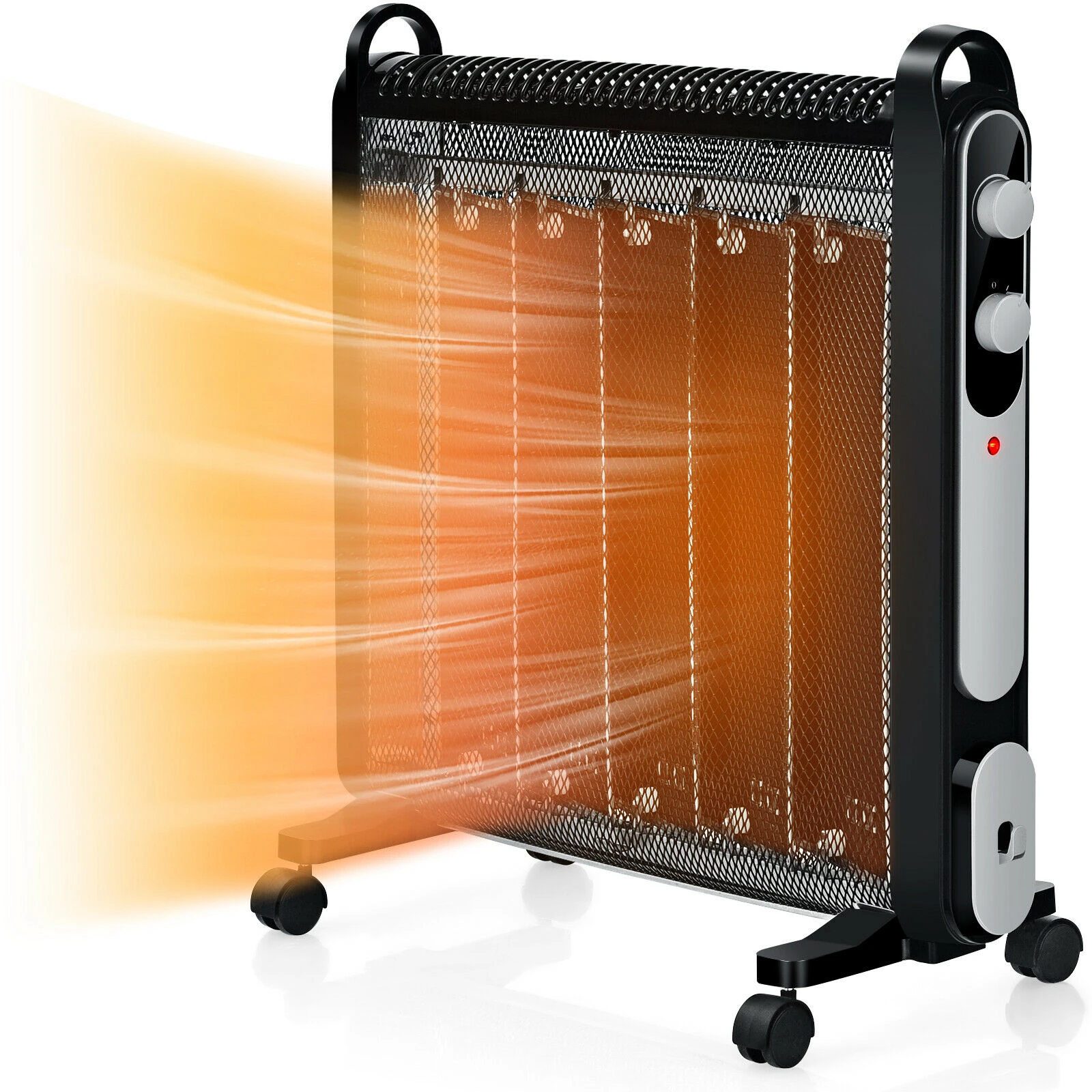 Decimale Orkaan januari Costway 1500W Elektrische Mica Kachel Draagbare Heater W/Verstelbare  Thermostaat FP10072US DK|Kachel met Handwarmers| - AliExpress