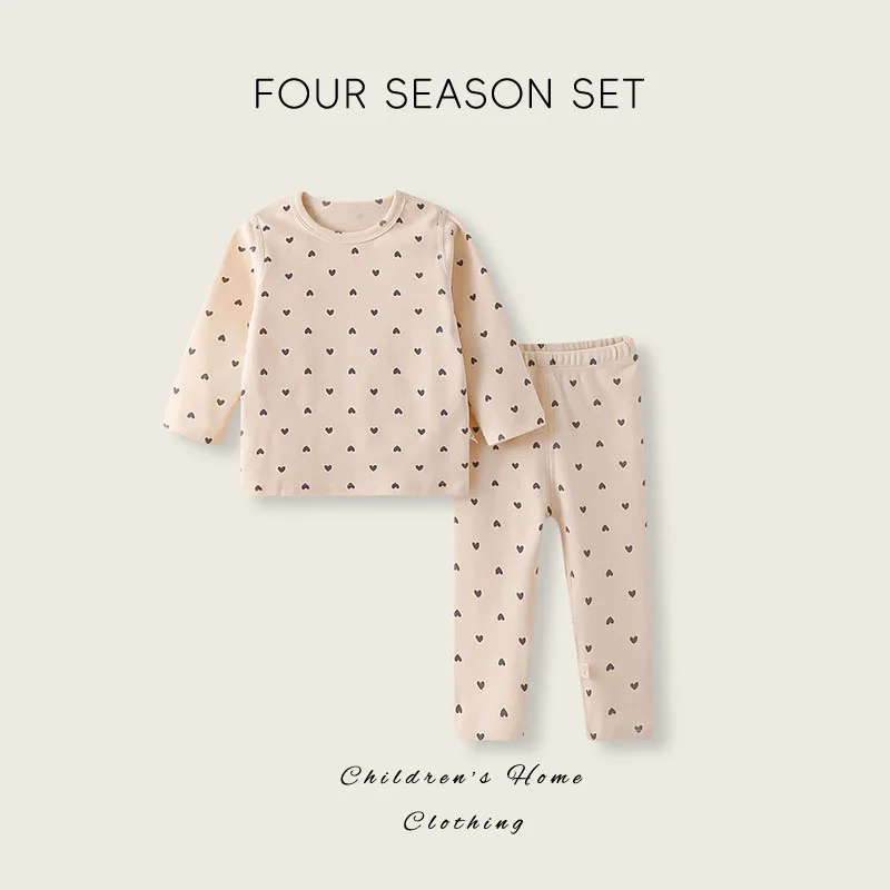 Autumn Kids Cotton Pajamas Set for Girls