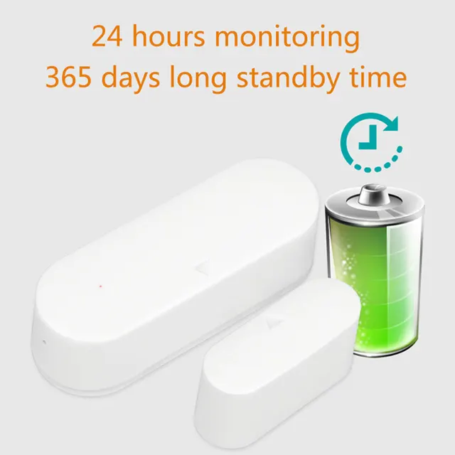 Tuya Smart Wifi Door Sensor Detector Home Security Alarm Smart Life APP Control Window Door Sensor Support Alexa Google Home 5