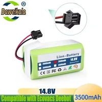 Batterie Li-ion 14.8V 3,5ah pour Cecotec Conga Excellence 950 990 1090 Ecovacs Deebot DN621 601/605 Eufy RoboVac 35C Panda i7 V710 1