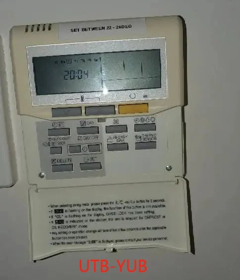 Controlador Para Aire Acondicionado Fujitsu - Compatible Modelos UTY-RNKYT, AR-6TC2, AR-3TA11