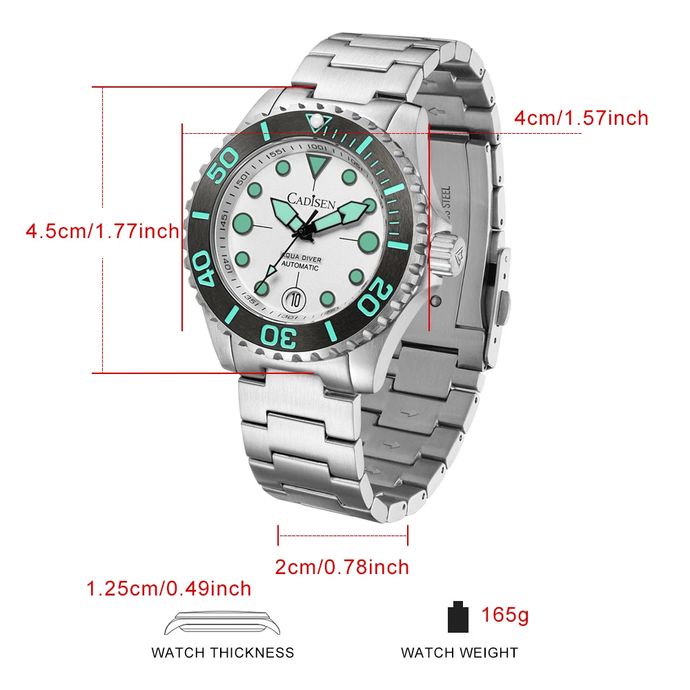 ADDIESDIVE Nuovo 39mm Orologio Classico NH35 Meccanico Automatico di Lusso Zaffiro BGW9 Luminoso Impermeabile 200m Orologio Da Polso AD2043  1511