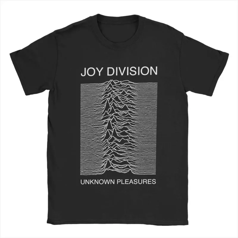 

Unknown Pleasures Joy Division Men's T Shirt Humorous Tee Shirt Short Sleeve Round Collar T-Shirts Cotton 6XL Tops