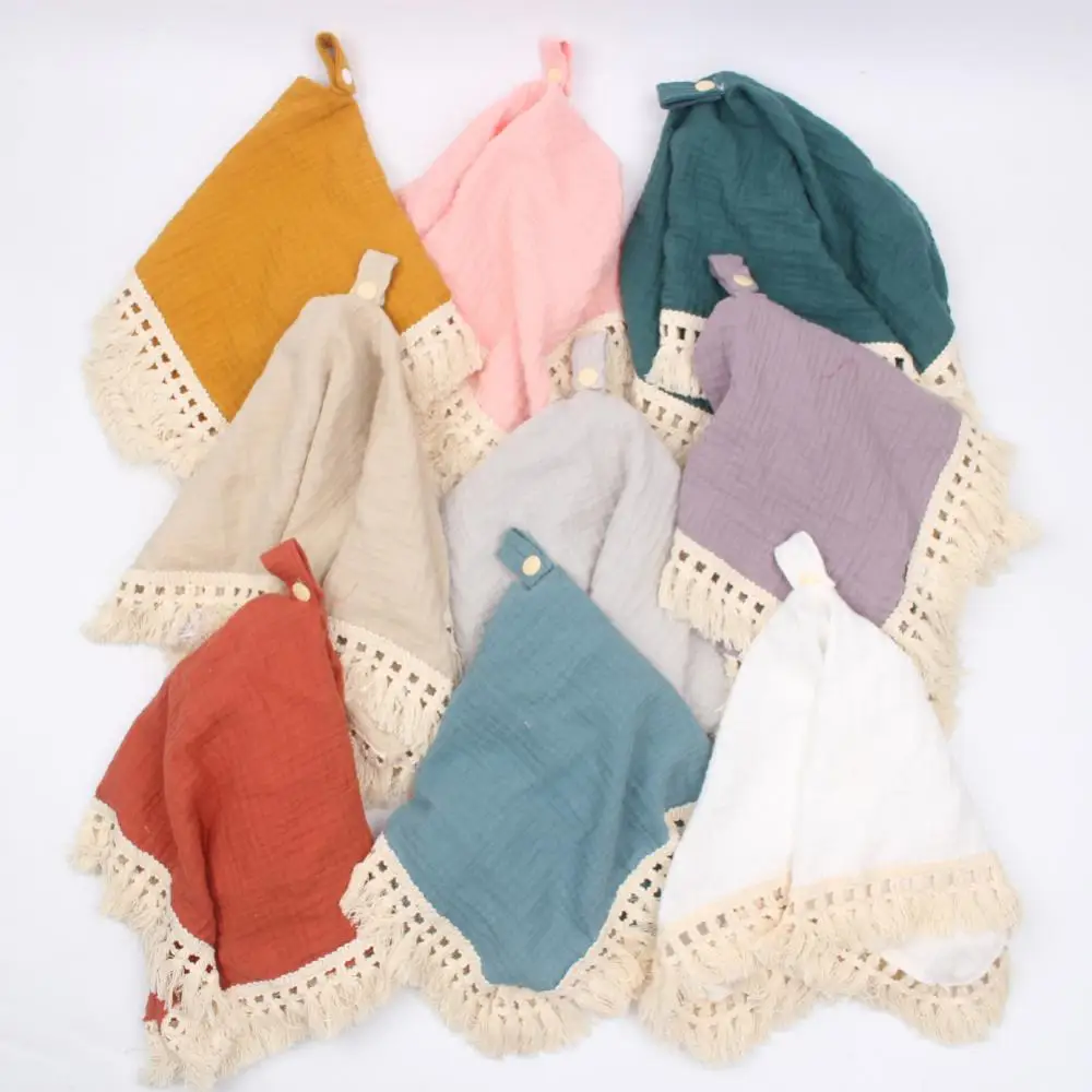 Baby Cotton Muslin Comforter Blanket Soft Newborn Sleeping Dolls Newborn Appease Towel Bibs Kindergarten Washcloth Baby Stuff 6