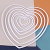 Dream Catchers Plastic Rings Dreamcatcher Heart Shaped Circle Handmade Crafts DIY Wedding Windchime Hanging Decorations Y5GB 1