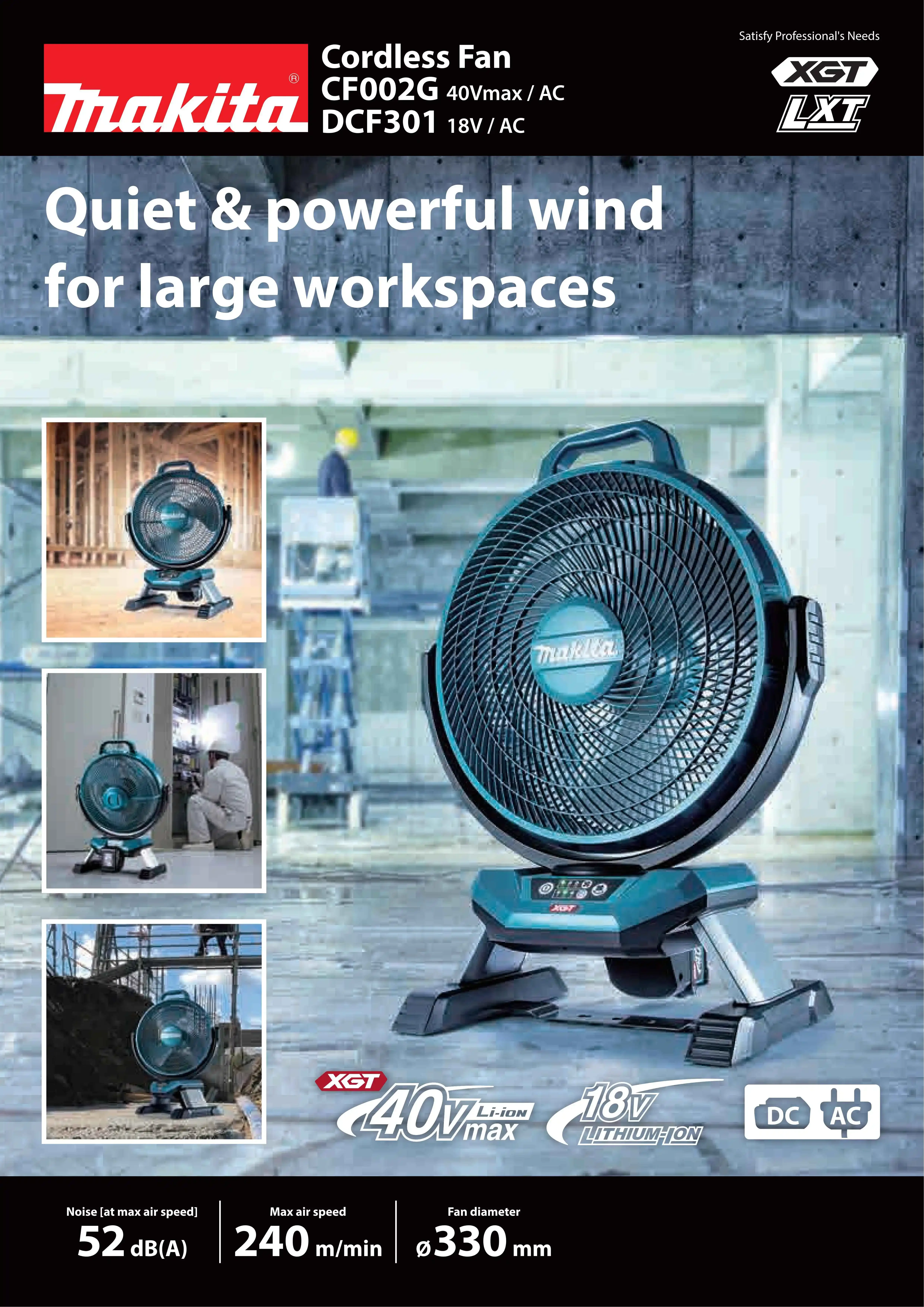 Makita 40v Makita Work Fan Jobsite Fan Power Tools Makita Xgt