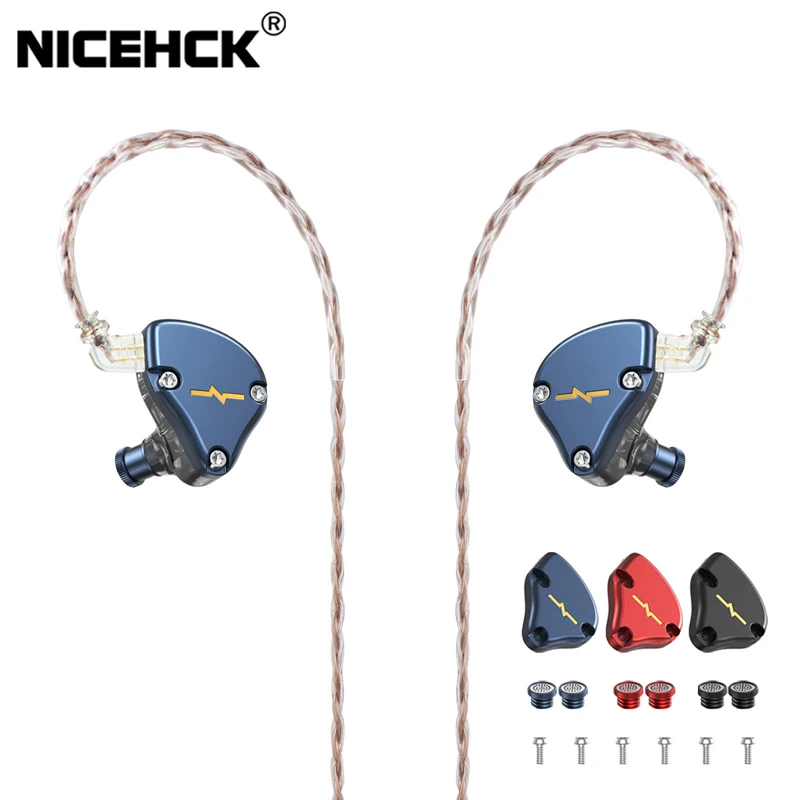 

NiceHCK NX7 Pro/MK3 IEM 7 Driver Units HIFI Earphone Upgraded 4BA+Dual CNT Dynamic+Piezoelectric Hybrid Replaceable Facepanel