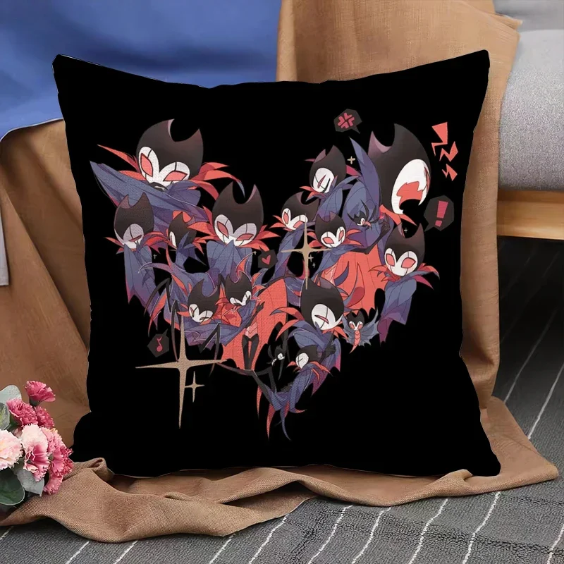 

Cushion Cover Double-sided Printed Hollow Knights Short Plush Home Decor Pillowcase 45x45cm Sofa Bed Car Cushion Cover