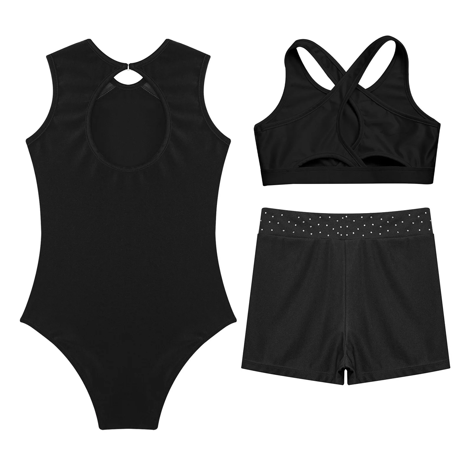 Girls Gymnastics & Ballet Outfit Set 4