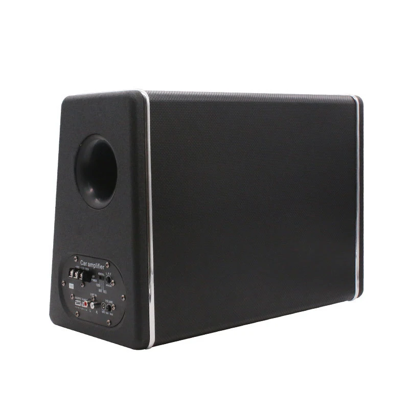 K-CT10 10inch 600W auto subwoofer HIFI štíhlý under-seat nízký napájené auto reproduktor subwoofer energie zesilovač reproduktor audio procesor