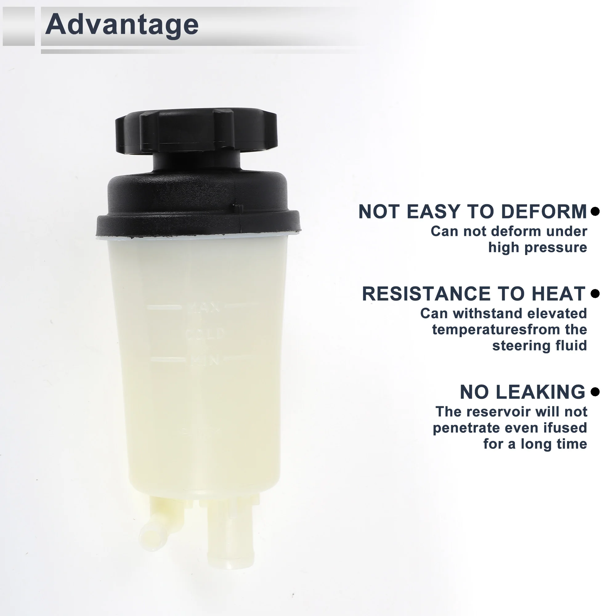 UXCELL Power Steering Reservoir for Ford C-Max 2004 2005 2006 2007 2008 2009 2010 2011 2012 No.148 Beige