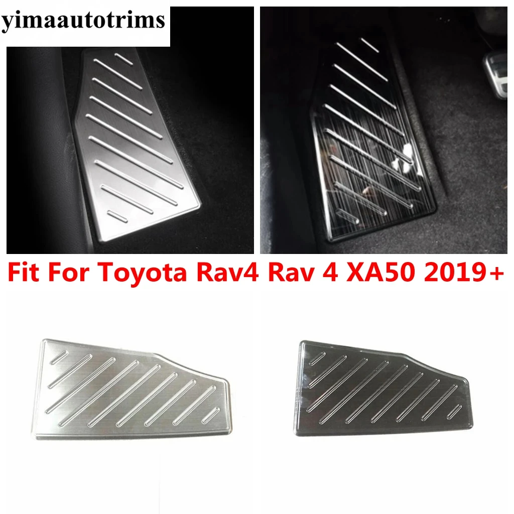 

Left Foot Rest Footrest Pedal Non-slip Panel Protection Cover Trim For TOYOTA RAV4 RAV 4 XA50 2019 - 2023 Accessories Interior