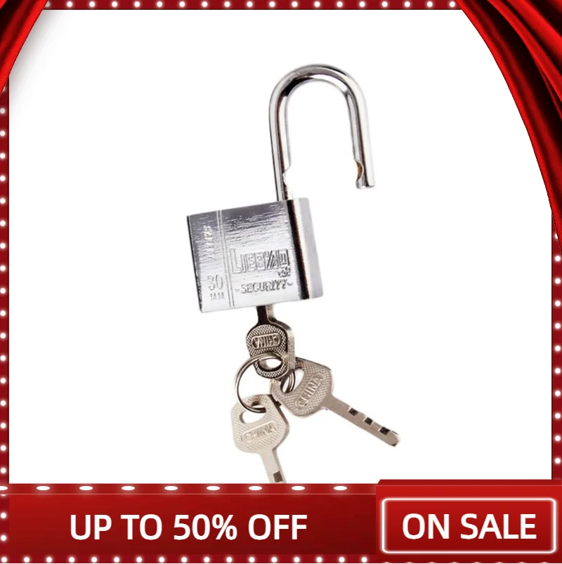 สแตนเลส30มม.กุญแจ3ปุ่ม Heavy Duty Solid ล็อคประตูกล่องความปลอดภัยกันน้ำ Antirust Home Improvement ฮาร์ดแวร์ 1