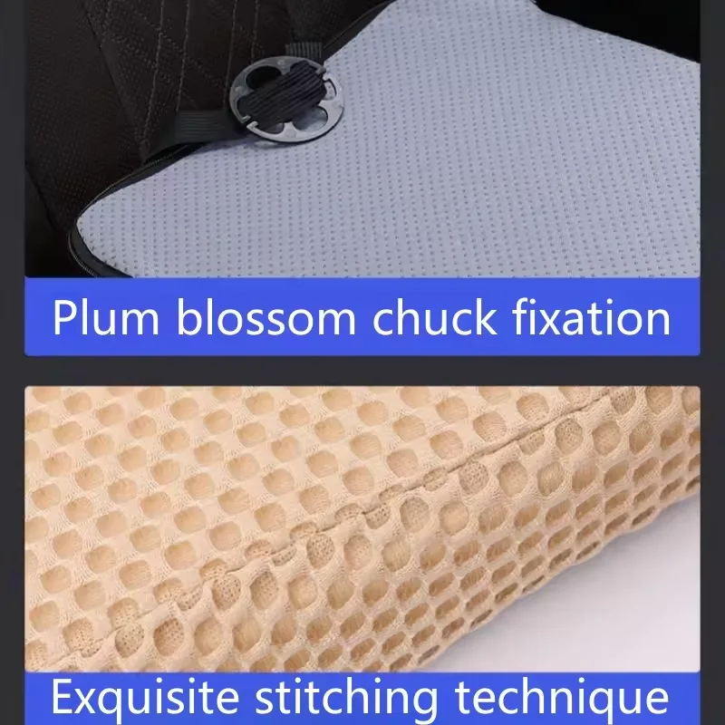 Car Seat Booster Cushion Honeycomb Memory Cotton Car Seat Cushion Car Simple Breathable 3D Mesh Thickened Sedentary Seat Cushion