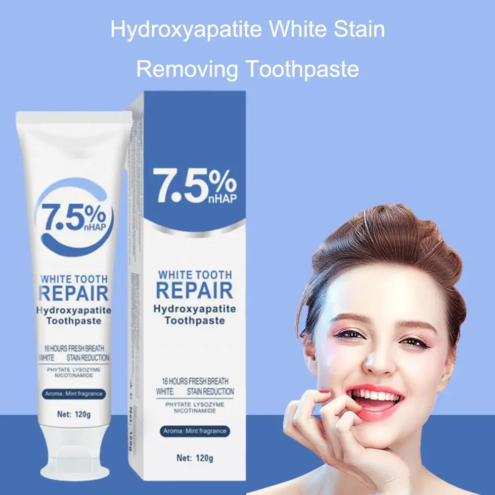Hydroxyapatite Toothpaste Dental Calculus Remover Improve Bad Breath Prevent Caries Mint Fresh Breath Teeth Whitening