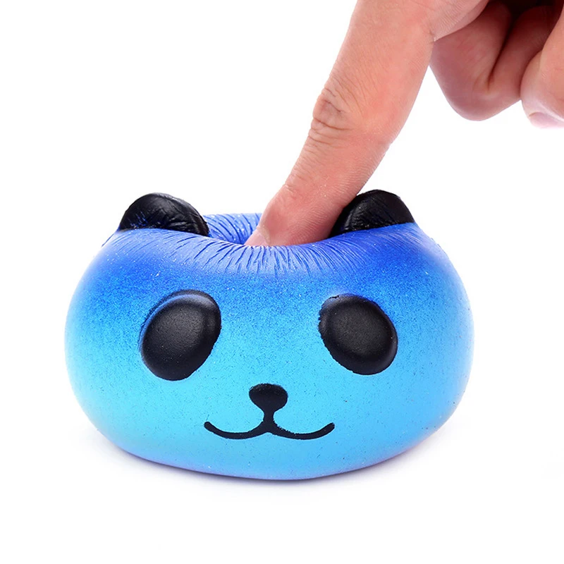 Jumbo Squishy Colorful Galaxy Panda Cute Slow Rising Stress