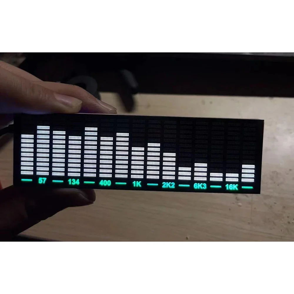 Led Som Controlado Música Espectro Exibição Captador Luz Ambiente Luz Ritmo Atmosférica