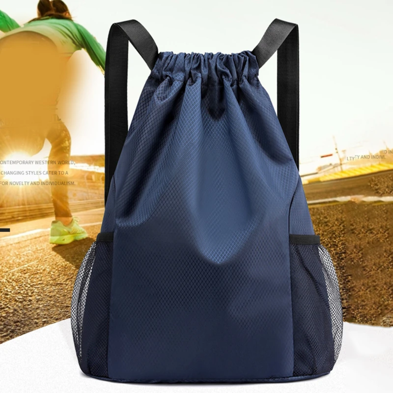 Drawstring Backpack Sports Sport Fitness Travel Outdoor Sackpack Women And Men Large Capacity Gym Swim Beach Basketball