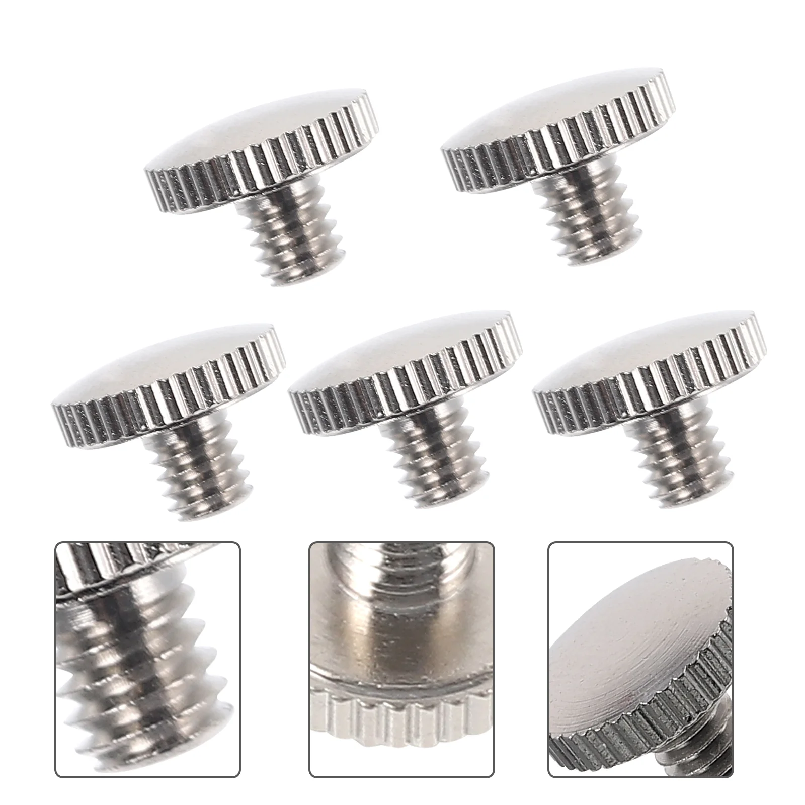 5 Pcs High Quality Metal Trumpet Accessories Piston Screw Slide Finger Ring Fixing Screw Musical Instruments Brass Wind