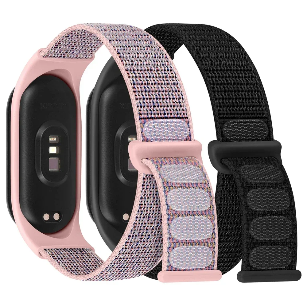 Nylon Sport Bracelet Set - Adjustable Wristband Replacement Straps in Assorted Colors