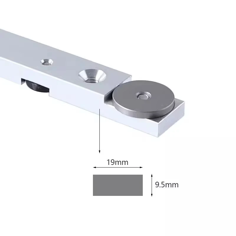 2pcs 30 Type T-track & Miter Bar Slider T-slot Connector Aluminum Alloy Woodworking Chute Rail DIY Carpentry Tools woodworking tools woodworking tool miter track jig woodworking miter gauge woodworking t track woodworking t track slider